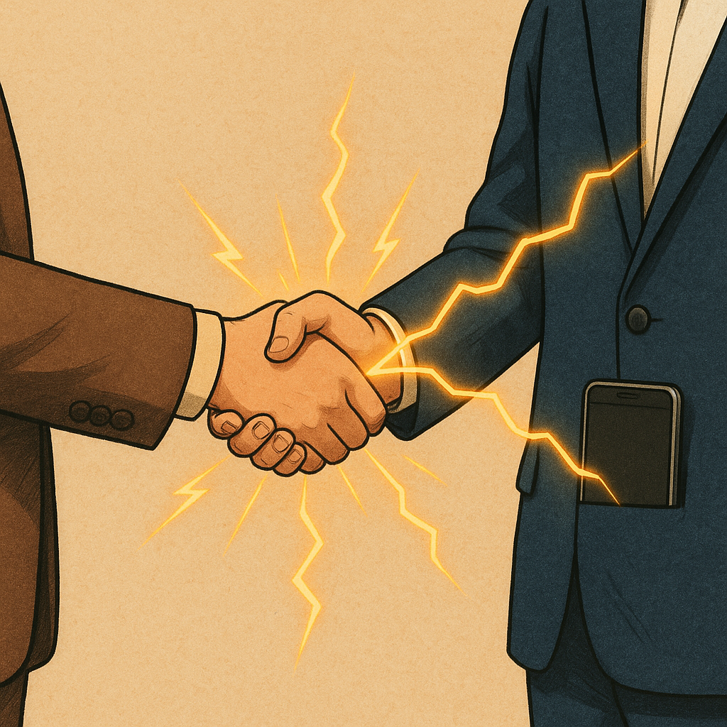 Can a Handshake Power Your Phone? Exploring the Humor and Possibility of Future Tech