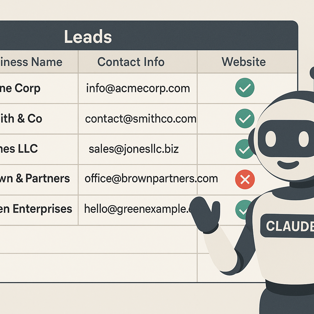Organize a Lead List
